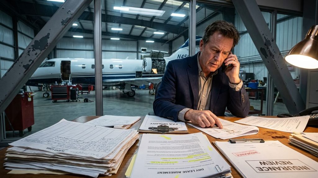 The Private Aircraft Management Trap: Avoiding Regulatory Jeopardy and Hidden Costs 3 - image 3 1 Professional aircraft management operations and compliance documentation process